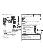 Preview for 87 page of Panasonic ER2201 Operating Instructions Manual