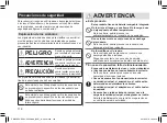 Preview for 118 page of Panasonic ES-ED93 Operating Instructions Manual