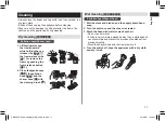 Preview for 17 page of Panasonic ES-EL3A Operating Instructions Manual