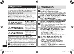 Preview for 30 page of Panasonic ES-LV94 Manual