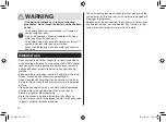 Preview for 12 page of Panasonic ES?LV95 Operating Instructions Manual