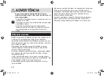 Preview for 178 page of Panasonic ES?LV95 Operating Instructions Manual