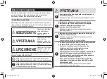 Preview for 312 page of Panasonic ES?LV95 Operating Instructions Manual