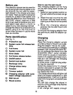 Preview for 6 page of Panasonic ES882S Operating Operating Instructions Manual