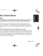 Preview for 5 page of Panasonic ET-CDWL3E Operating Instructions Manual