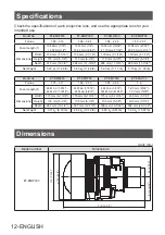 Preview for 12 page of Panasonic ET-EMS650 Operating Instructions Manual