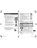 Preview for 121 page of Panasonic EW-DL83 Operating Instructions Manual