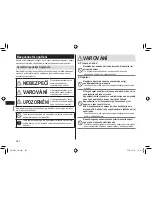 Preview for 222 page of Panasonic EW-DL83 Operating Instructions Manual