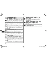 Preview for 224 page of Panasonic EW-DL83 Operating Instructions Manual