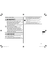 Preview for 225 page of Panasonic EW-DL83 Operating Instructions Manual