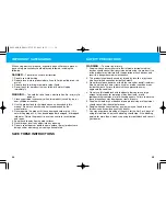 Preview for 18 page of Panasonic EW1012 Operating Instructions Manual