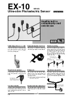 Panasonic EX-10 Series Specification Sheet preview