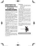 Preview for 9 page of Panasonic EY0L81 Operating Instructions Manual