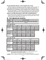 Preview for 14 page of Panasonic EY0L81 Operating Instructions Manual