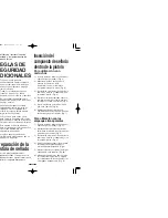 Preview for 19 page of Panasonic EY3654 - 7.2V CAULKING GUN Operating Instructions Manual