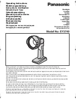 Panasonic EY3740B Operating Instructions Manual preview