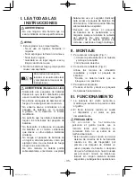 Preview for 35 page of Panasonic EY37A1 Operating Instructions Manual