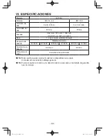 Preview for 40 page of Panasonic EY37A1 Operating Instructions Manual