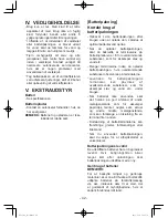 Preview for 42 page of Panasonic EY37A1 Operating Instructions Manual