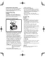 Preview for 21 page of Panasonic EY37C2 Operating Instructions Manual