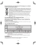 Preview for 23 page of Panasonic EY37C2 Operating Instructions Manual