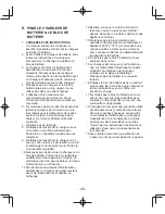 Preview for 26 page of Panasonic EY37C2 Operating Instructions Manual