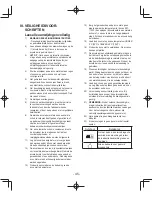 Preview for 45 page of Panasonic EY37C2 Operating Instructions Manual