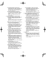 Preview for 79 page of Panasonic EY37C2 Operating Instructions Manual