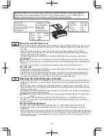 Preview for 5 page of Panasonic EY4550 Operating Instructions Manual