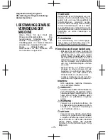 Preview for 25 page of Panasonic EY4640 Operating Instrctions