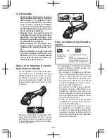 Preview for 65 page of Panasonic EY4640 Operating Instrctions