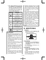 Preview for 109 page of Panasonic EY4640 Operating Instrctions