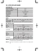 Preview for 119 page of Panasonic EY4640 Operating Instrctions