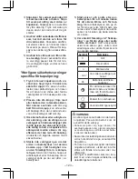 Preview for 123 page of Panasonic EY4640 Operating Instrctions