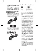 Preview for 141 page of Panasonic EY4640 Operating Instrctions