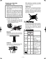 Preview for 19 page of Panasonic EY6813 - HAMMER COR.DRILL&DRI Operating Instructions Manual