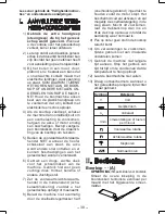 Preview for 38 page of Panasonic EY6813 - HAMMER COR.DRILL&DRI Operating Instructions Manual