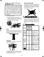 Preview for 51 page of Panasonic EY6813 - HAMMER COR.DRILL&DRI Operating Instructions Manual