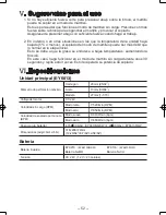 Preview for 52 page of Panasonic EY6813 - HAMMER COR.DRILL&DRI Operating Instructions Manual