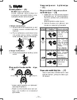 Preview for 79 page of Panasonic EY6813 - HAMMER COR.DRILL&DRI Operating Instructions Manual