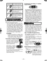 Preview for 68 page of Panasonic EY7202 - 12V IMPACT DRIVER Operating Instructions Manual