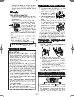 Preview for 95 page of Panasonic EY7202 - 12V IMPACT DRIVER Operating Instructions Manual