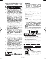 Preview for 114 page of Panasonic EY7202 - 12V IMPACT DRIVER Operating Instructions Manual