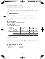 Preview for 48 page of Panasonic EY74A2 Operating Instructions Manual