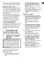 Preview for 5 page of Panasonic EY74A2X Operating Instructions Manual