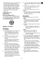 Preview for 15 page of Panasonic EY74A2X Operating Instructions Manual