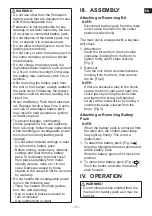 Preview for 11 page of Panasonic EY74A3 Operating Instructions Manual