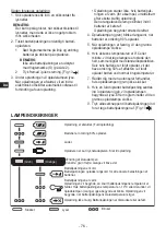 Preview for 76 page of Panasonic EY74A3 Operating Instructions Manual