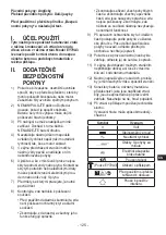 Preview for 125 page of Panasonic EY74A3 Operating Instructions Manual