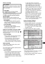 Preview for 127 page of Panasonic EY74A3 Operating Instructions Manual